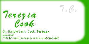 terezia csok business card