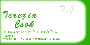 terezia csok business card